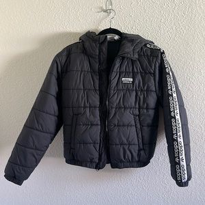 Cropped women’s Adidas puffer jacket